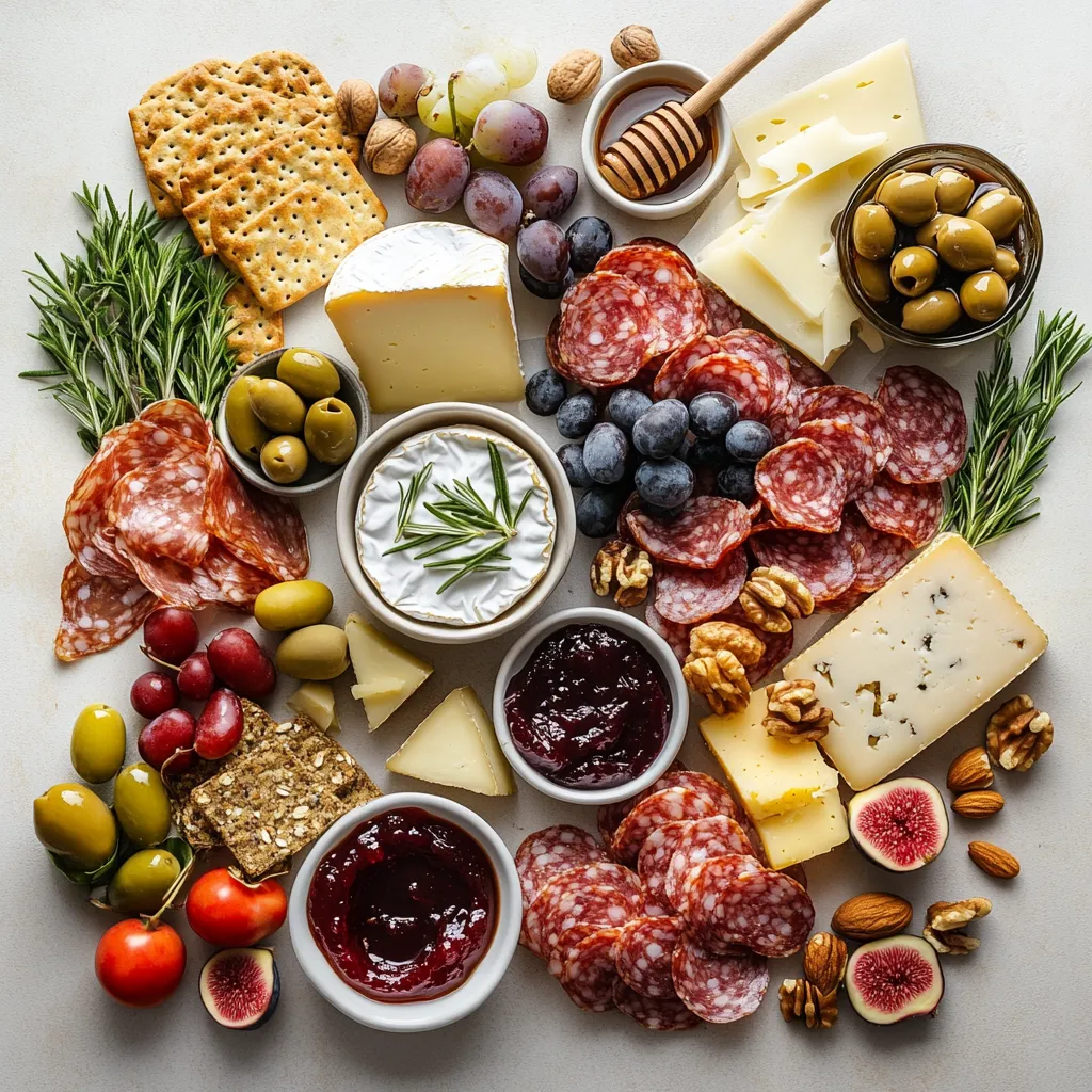 Embrace the holiday spirit by creating a Cozy Festive Christmas Charcuterie Board. This delightful assembly of various cured meats, cheeses, seasonal fruits, and accompaniments not only pleases the palate but also serves as a stunning centerpiece for any gathering. With the charm of vibrant colors and rich textures, this appetizer sets a warm and inviting tone for festive celebrations. Whether you are hosting a holiday party or enjoying a quiet evening with family, a charcuterie board is versatile and suitable for any occasion, emphasizing togetherness and enjoyment.