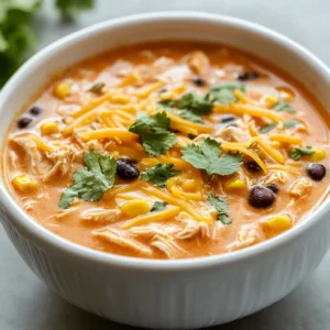 Exploring the vibrant flavors of Mexican cuisine, this crock pot chicken enchilada soup embodies comfort food at its finest. With a fusion of spices, creamy textures, and hearty ingredients, this dish offers a delightful experience for your palate. It's an excellent option for cozy family dinners or meal preps on busy weekdays, as it allows for a hands-off approach—just set it and forget it while the flavors meld beautifully in the slow cooker.