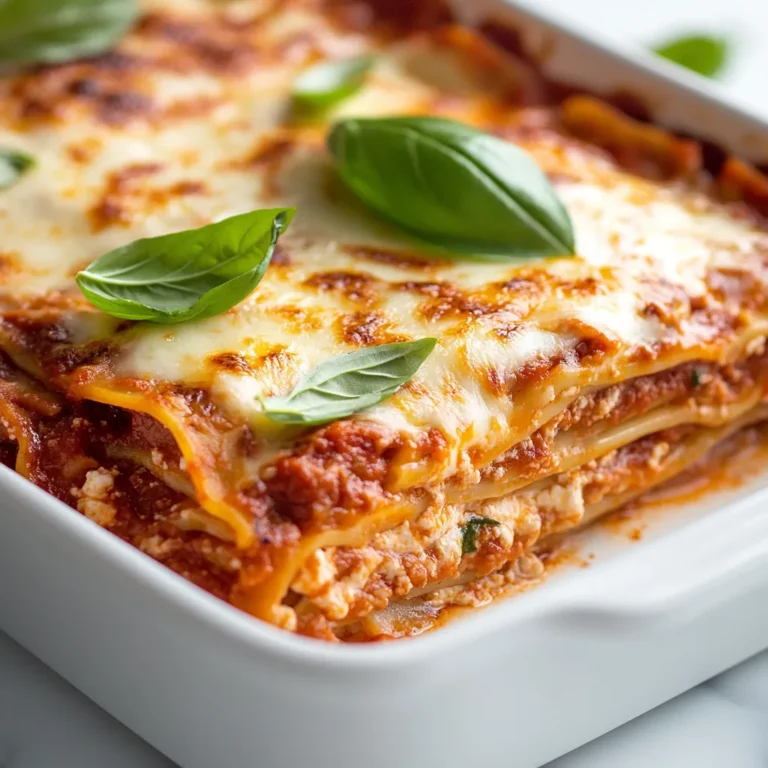 Exploring comforting dishes often leads us to traditional favorites, and one such dish is lasagna. This Hearty Family Lasagna Delight captures the classic Italian flavors that many of us grew up with, providing warmth and satisfaction in every bite. Initially emerging as a dish from the countryside, lasagna has evolved into one of the most beloved comfort foods worldwide, often bringing families together around the dining table.