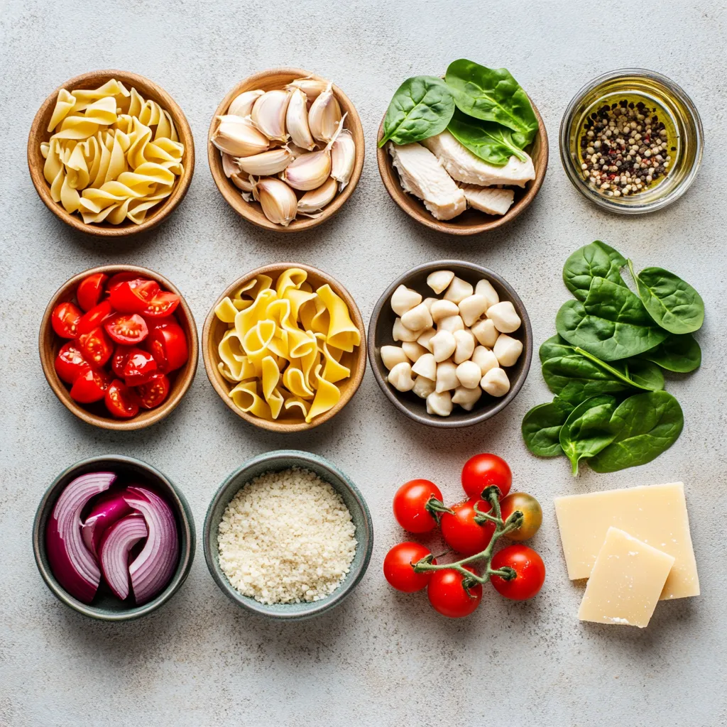 Exploring the vibrant and healthful flavors of Italian cuisine, this Wholesome Chicken Pasta Delight recipe stands out as a nutritious yet satisfying main course. Perfect for busy weeknights, this dish brings together wholesome ingredients in a delightful harmony that not only pleases the palate but also supports a balanced diet. The combination of juicy chicken, fresh vegetables, and whole grain pasta not only makes it a hearty meal but also encapsulates the essence of Italian cooking—simplicity and freshness at its best.