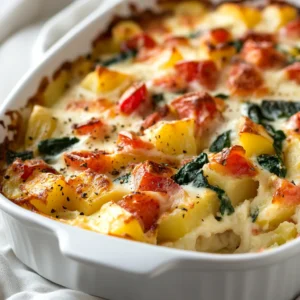 Exploring the world of breakfast casseroles offers a savory way to start the day. This Savory Breakfast Casserole Delight is not just easy to prepare, but it’s also packed with nutrition and flavor. With the perfect blend of fresh vegetables, creamy eggs, and melty cheese, this dish is a crowd-pleaser ideal for family gatherings or weekend brunches. Furthermore, it embodies the essence of a hearty breakfast, bringing together classic ingredients in a comforting package.