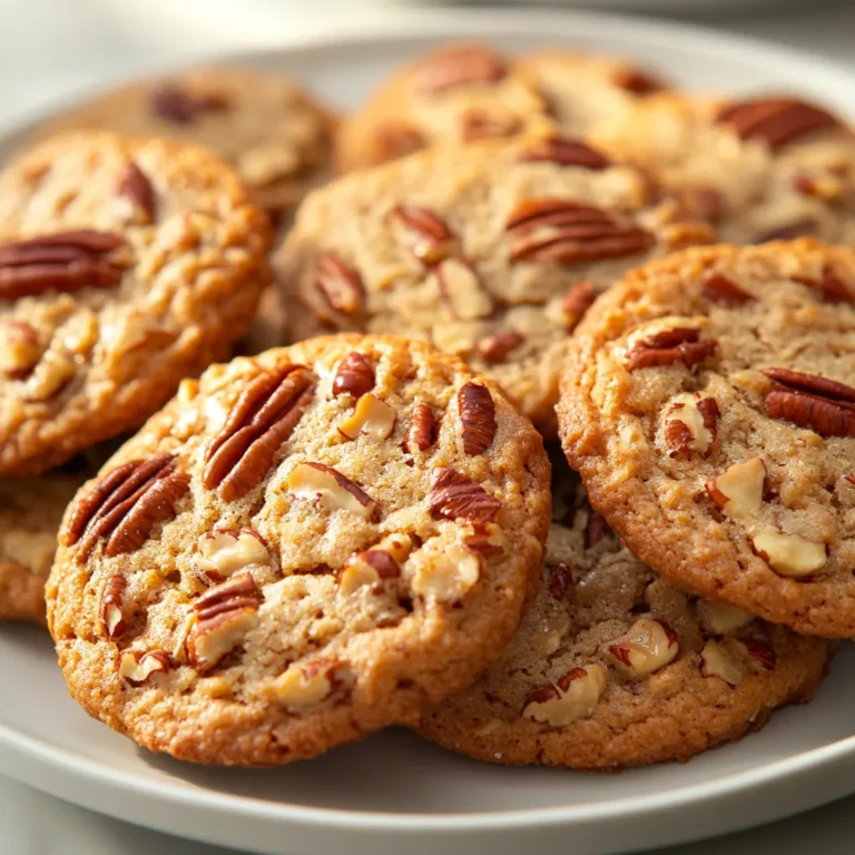An inviting treat that captures the essence of classic pecan pie, Pecan Pie Cookies Delight is a delightful fusion of textures and flavors. These cookies are not only easy to make but also transport you to dessert heaven with every bite. The rich nuttiness of pecans combined with a sweet, chewy base creates a symphony of taste and crunch, making these cookies an irresistible choice for any occasion. The allure of these cookies lies not merely in their flavor, but in their comforting familiarity that evokes the cozy warmth of a home-baked pie.