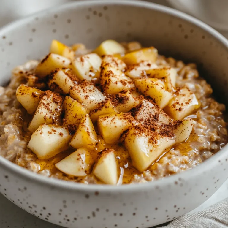 Exploring flavorful breakfast options is essential for starting the day on a positive note, and Spiced Apple Cinnamon Oatmeal Delight offers a warm, comforting choice. Think of this dish as a hug in a bowl, perfect for those cool mornings when you need a nourishing and satisfying start. This recipe seamlessly combines rolled oats, sweet apples, and fragrant spices to create a breakfast that not only warms the soul but also energizes the body.