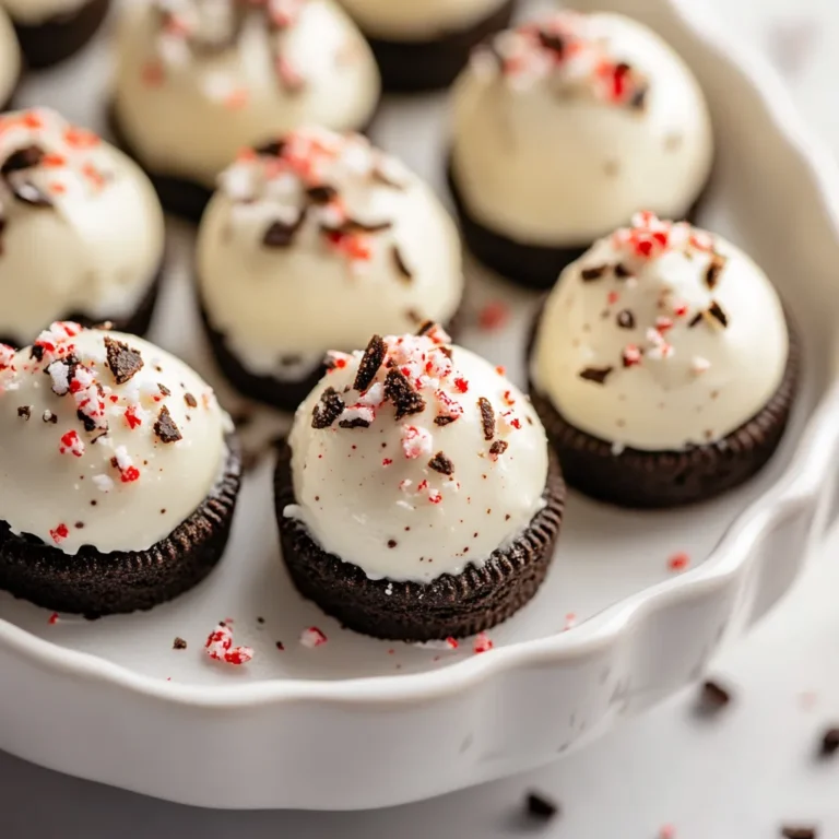 As the festive season approaches, it's time to bring a little joy and delight to your dessert table. The No-Bake Oreo Peppermint Cheesecake Bites are the quintessential holiday treat that embodies the flavors of winter without the fuss of baking. Imagine biting into a velvety cheesecake, rich with cream cheese, complemented by the crunch of Oreo cookies and a refreshing burst of peppermint. These delectable bites not only satisfy your sweet tooth but also encapsulate the spirit of the season, making them the ideal offering for holiday gatherings, parties, or simply a cozy evening at home.