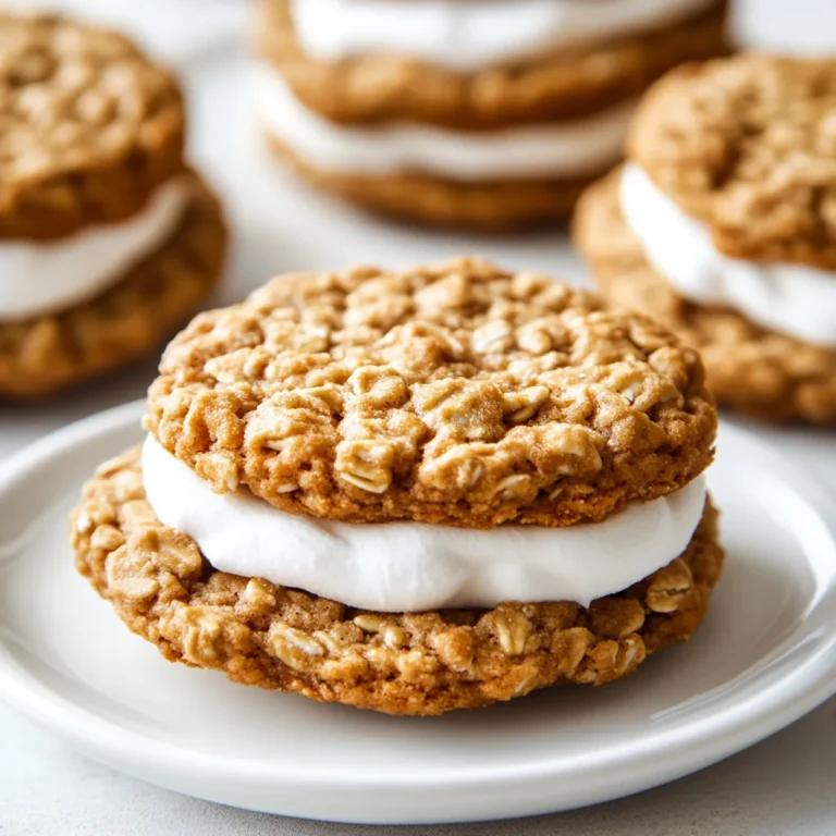 Oatmeal cream pies are a cherished dessert in American cuisine, combining a hearty texture and a delightful sweetness that has won the hearts of many. These treats consist of two soft, chewy oatmeal cookies sandwiched around a fluffy cream filling, making them a perfect snack at any time of the day. Often found in lunch boxes, served at picnics, or enjoyed with a glass of milk, oatmeal cream pies encapsulate nostalgia and comfort in each bite.