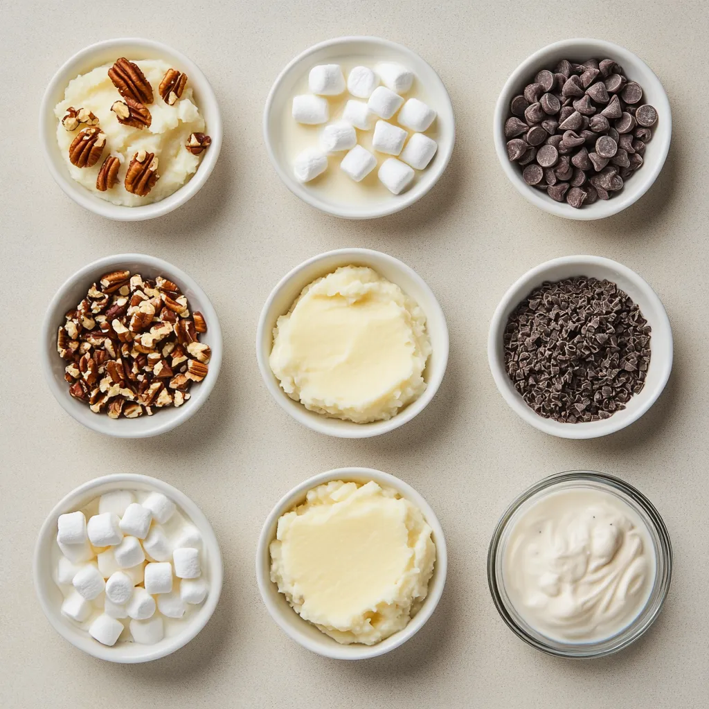 The Mississippi Mud Mashed Potato Casserole is a unique dish that embodies the comforting essence of American cooking, seamlessly blending hearty ingredients that deliver both savory and sweet flavors. This delightful casserole takes the traditional comfort of mashed potatoes and elevates it with layers of melted sharp cheddar cheese, creamy sour cream, and a perfect finishing touch of mini marshmallows and chocolate chips. The result is a dish that can effortlessly steal the spotlight at family gatherings or holiday feasts.