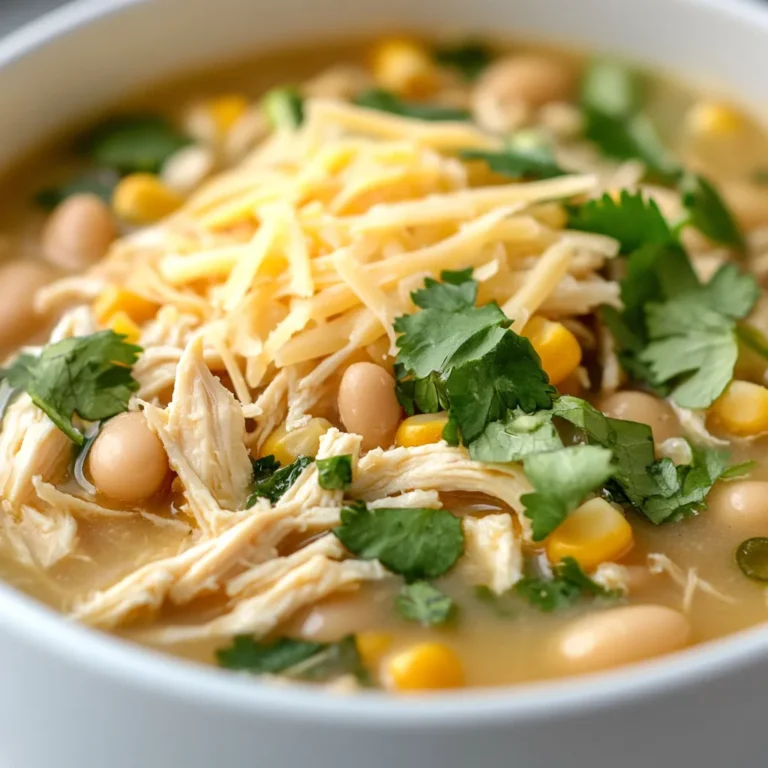 The allure of comfort food often draws people to hearty, filling dishes that warm the soul. One such dish is creamy slow cooker white chicken chili, which harmoniously blends tender chicken, hearty beans, and vibrant flavors. This recipe not only satisfies hunger but also delights the taste buds, making it a perfect main course for family gatherings or a cozy night in. Imagine coming home after a long day to the enticing aroma of savory chili wafting through your kitchen. It feels like a warm hug in a bowl.