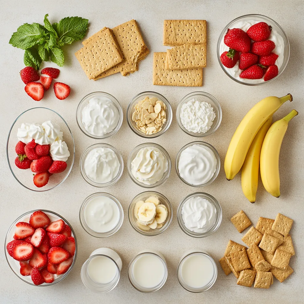 The Strawberry Banana Pudding Delight is a delectable dessert that captures the essence of freshness and simplicity while showcasing the timeless pairing of strawberries and bananas. This layered treat is not only beautiful to look at but also a harmonious blend of flavors and textures that make it irresistible. As you dig through the layers, the creamy vanilla pudding complements the sweet, ripe bananas and juicy strawberries, creating a delightful experience in every spoonful.